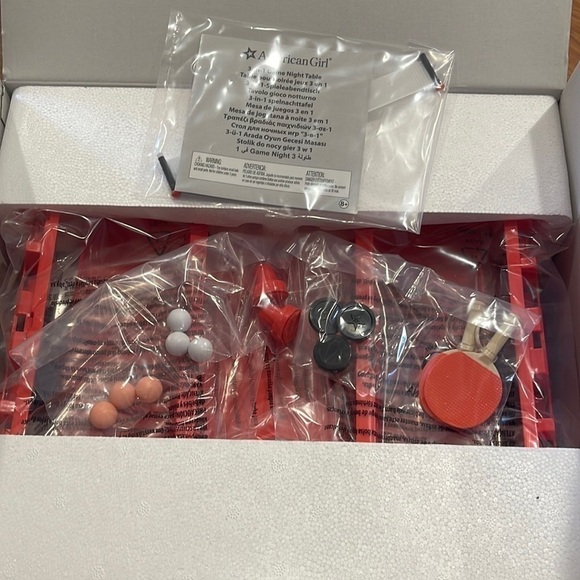 American GIRL 3-IN-1 GAME NIGHT TABLE - Picture 4 of 7